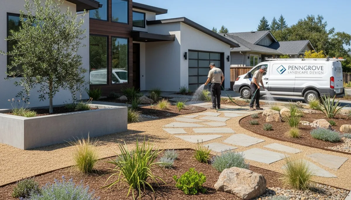 Landscaping crew serving Santa Rosa, CA with professional residential and commercial yard care